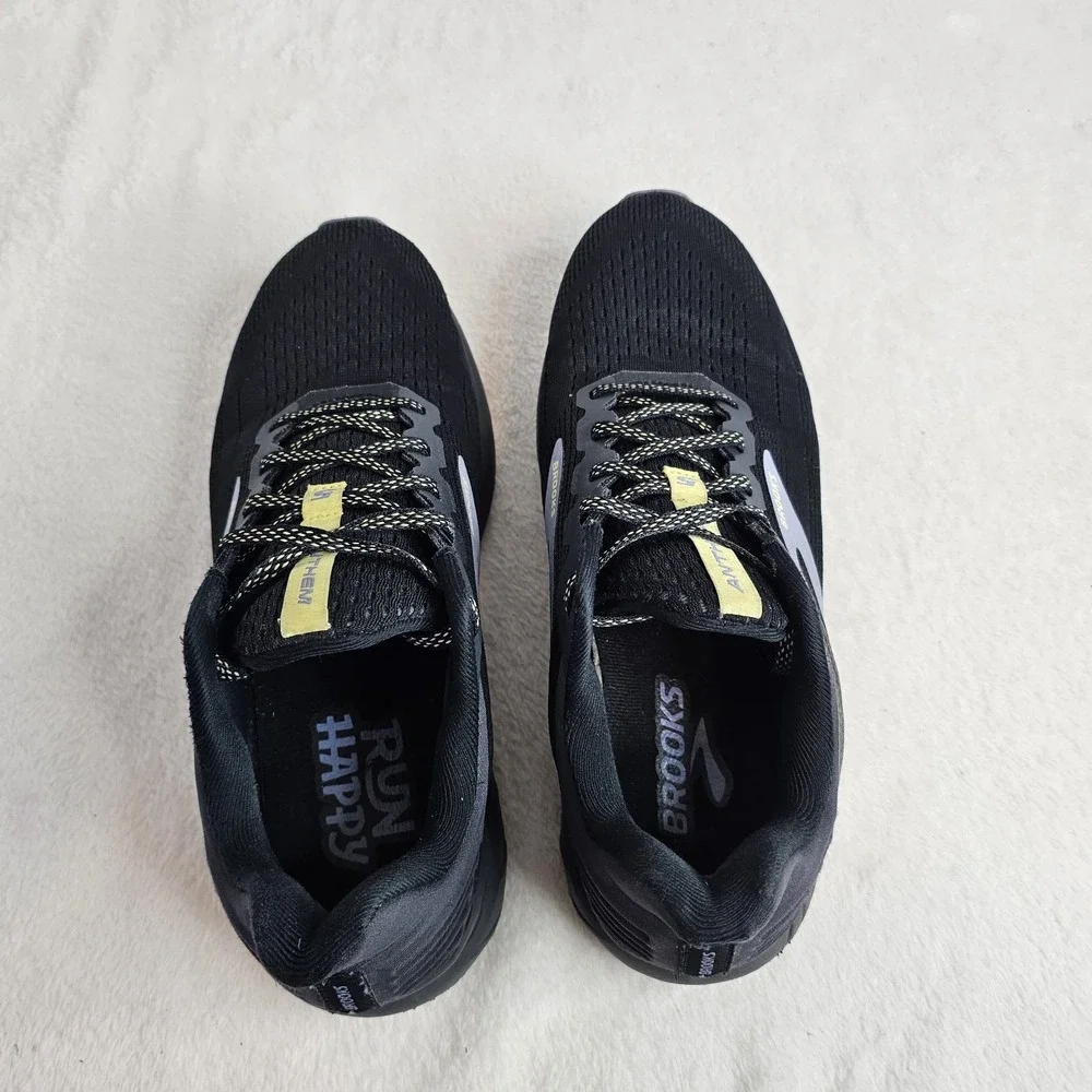Brooks® Women's 10 B Anthem 5 Running Shoes in Black/Ebony/Purple
